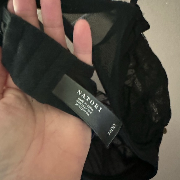 Women’s Natori 34DD black lace bra new with tags - Picture 6 of 6